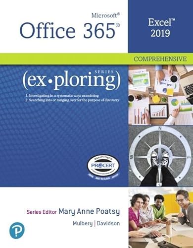 Beispielbild fr Exploring Microsoft Office Excel 2019 Comprehensive zum Verkauf von Textbooks_Source