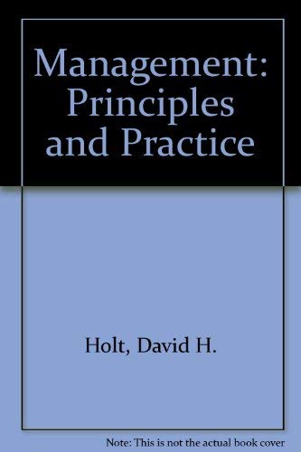 9780135482070: Management: Principles and Practice
