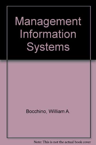 Imagen de archivo de Management Information Systems: Tools and Techniques a la venta por BookDepart