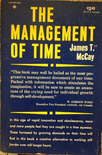Beispielbild fr The Management of Time zum Verkauf von Wonder Book
