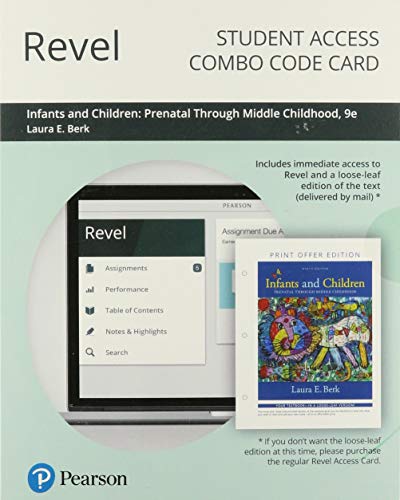 Stock image for Revel for Infants and Children: Prenatal Through Middle Childhood -- Combo Access Card for sale by Buchpark