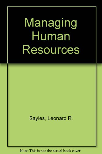 Stock image for Managing Human Resources for sale by Better World Books