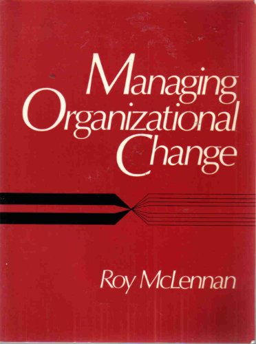 Stock image for Managing Organizational Change for sale by Better World Books