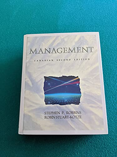 Management Concepts Applications (9780135518052) by ROBBINS; STUART