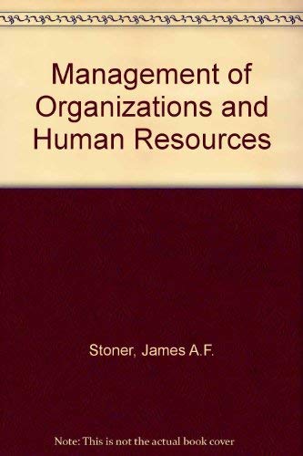 Imagen de archivo de Management Organizations Human Resources a la venta por HPB-Red