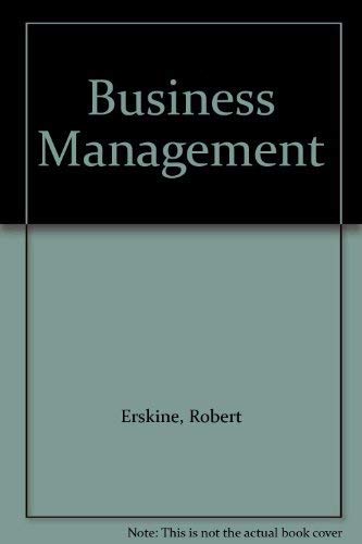 Imagen de archivo de Business Management a la venta por Anybook.com