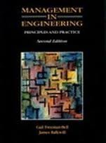 9780135540237: Management in Engineering: Principles and Practice