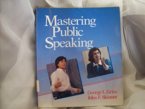Beispielbild fr Mastering Public Speaking zum Verkauf von Top Notch Books
