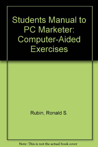 Students Manual to PC Marketer (9780135549650) by Unknown Author