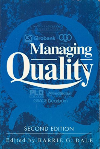 Imagen de archivo de Managing Quality a la venta por MusicMagpie