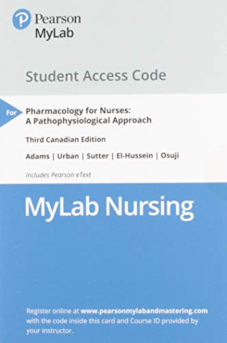 Stock image for MyLab Nursing with Pearson eText -- Standalone Access Card -- for Pharmacology for Nurses, 3rd Canadian Edition for sale by Textbooks_Source