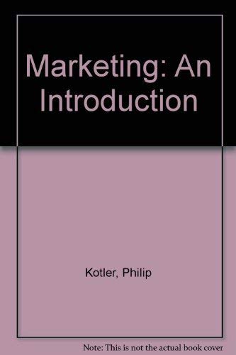 Stock image for Marketing: An Introduction for sale by Wonder Book
