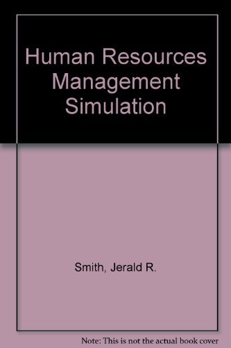 Stock image for Human Resources Management Simulation for sale by Hippo Books