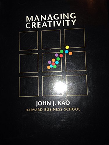 Beispielbild fr Managing Creativity: Text, Cases & Readings zum Verkauf von Wonder Book