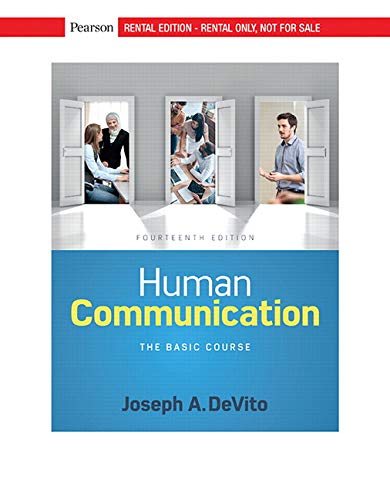 Stock image for Human Communication: The Basic Course [RENTAL EDITION] for sale by GoldenDragon