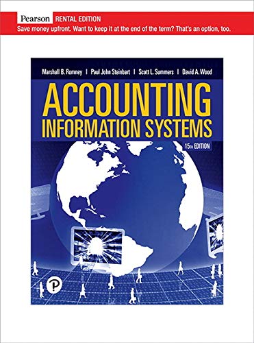 Beispielbild fr Accounting Information Systems [RENTAL EDITION] zum Verkauf von BooksRun