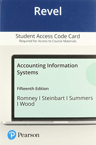 9780135573044: Accounting Information Systems -- Revel