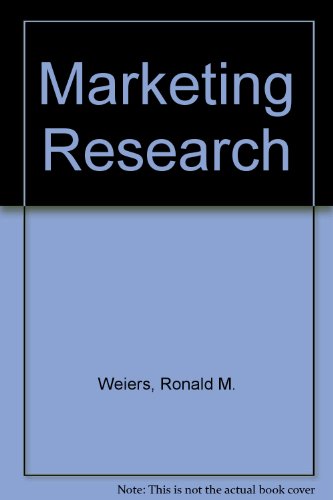 Stock image for Marketing Research for sale by Solr Books