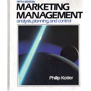 9780135579275: Marketing management: Analysis, planning, and control (The Prentice-Hall series in marketing)