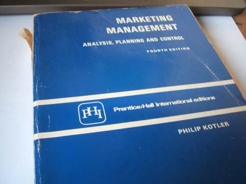 Stock image for Marketing Management: Analysis, Planning and Control for sale by WorldofBooks