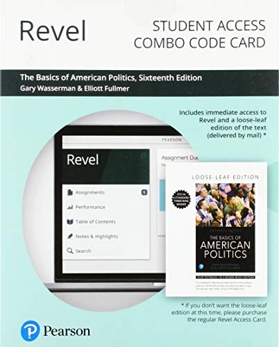Imagen de archivo de The Basics of American Politics - Revel Combo Access Card a la venta por Textbooks_Source