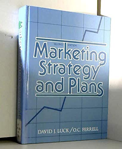 Stock image for Marketing Strategy and Plans for sale by HPB-Red