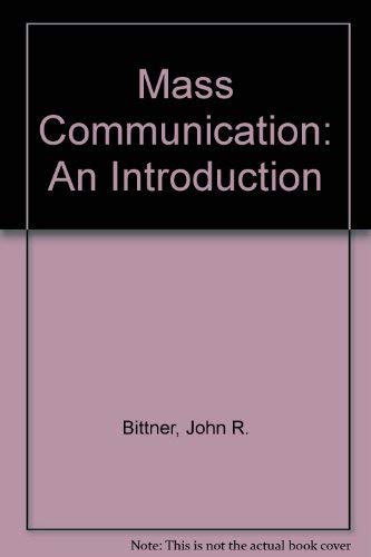 Beispielbild fr Mass Communication: An Introduction zum Verkauf von Wonder Book