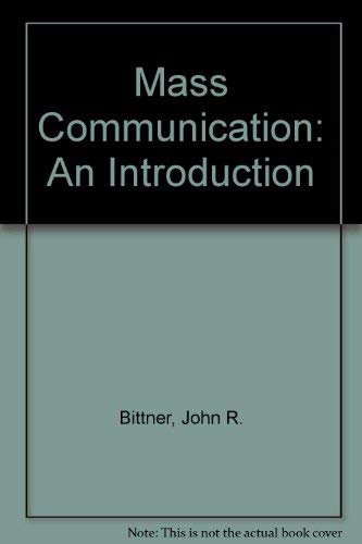 Beispielbild fr Mass communication, an introduction zum Verkauf von Wonder Book