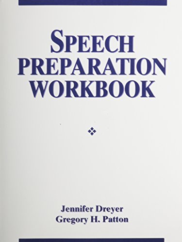 Stock image for Speech Preparation Workbook for sale by SecondSale