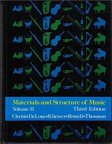 Stock image for Materials and Structure of Music for sale by Better World Books