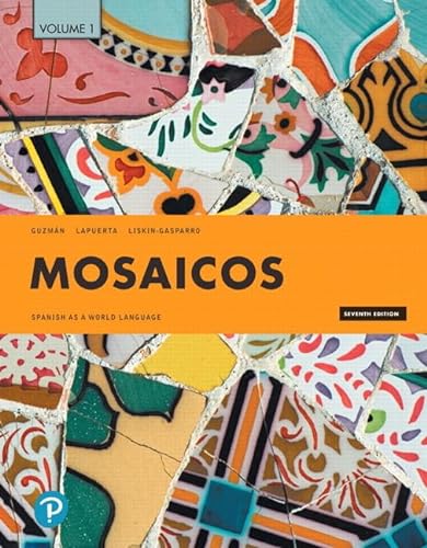9780135609323: Mosaicos / Mosaics: Spanish As a World Language (1)