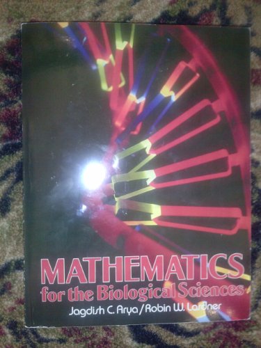 9780135624395: Mathematics for the Biological Sciences