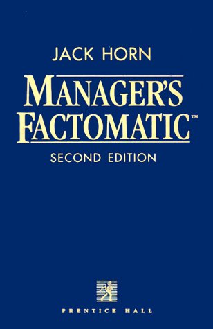 9780135629277: Manager's Factomatic