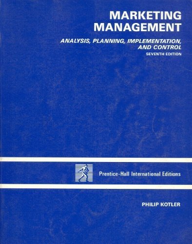 9780135634790: Marketing Management: Analysis, Planning, Implementation and Control
