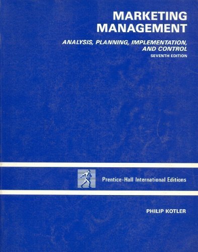 marketing management analysis planning implementation and control marketing management analysis planning implementation and control