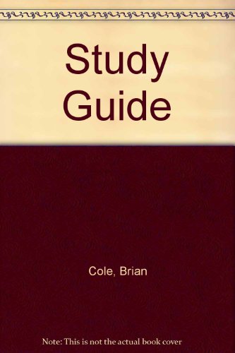 Study Guide (9780135635780) by George B. Semb