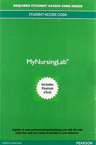 Beispielbild fr Pharmacology for Nurses: A Pathophysiologic Approach -- MyLab Nursing with Pearson eText Access Code zum Verkauf von BooksRun