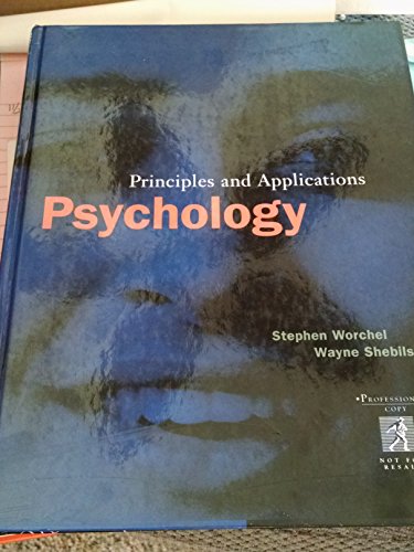 Stock image for Psychology: Principles and Applications for sale by Top Notch Books