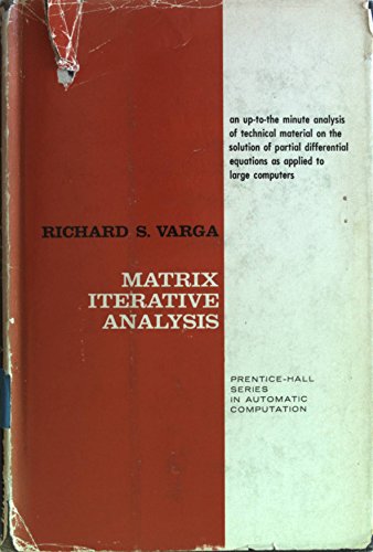 Stock image for Matrix iterative analysis. for sale by Better World Books