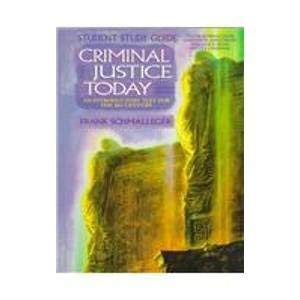 Imagen de archivo de Criminal Justice Today a la venta por Wonder Book