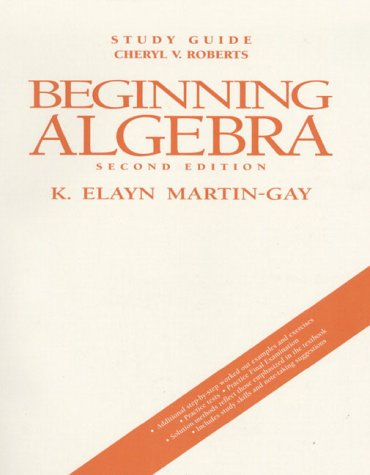 Beispielbild fr Beginning Algebra zum Verkauf von Wonder Book