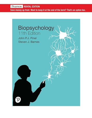 Beispielbild fr Biopsychology [RENTAL EDITION] zum Verkauf von BooksRun