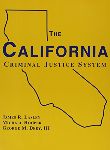 Stock image for The California Criminal Justice System for sale by Books Puddle