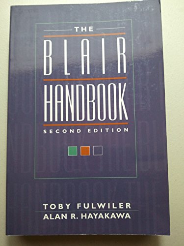 Beispielbild fr Blair Handbook, The zum Verkauf von Half Price Books Inc.