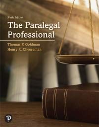 Imagen de archivo de The Paralegal Professional, 6th edition, Rental Edition a la venta por Facetextbooks