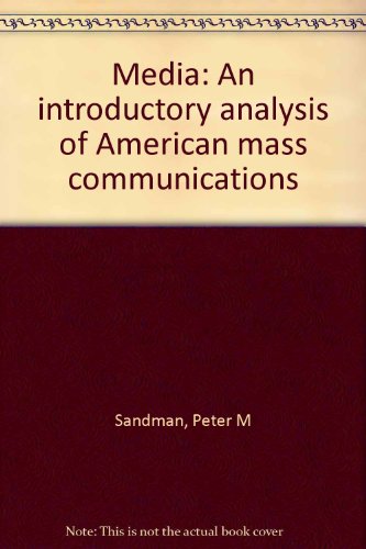 Stock image for Media : An Introductory Analysis of American Mass Communications for sale by Better World Books