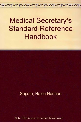 Stock image for Medical Secretary's Standard Reference Handbook for sale by Ken's Book Haven