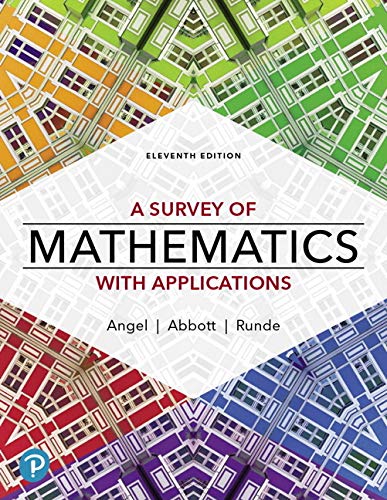 Stock image for A Survey of Mathematics with Applications [RENTAL EDITION] for sale by Books Unplugged