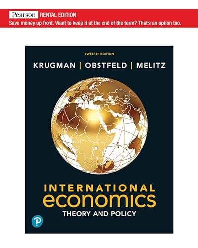 Beispielbild fr International Economics: Theory and Policy [RENTAL EDITION] zum Verkauf von BooksRun