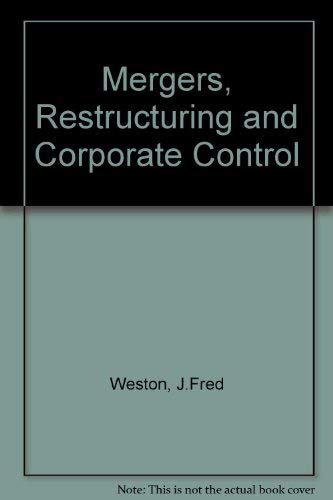 9780135771983: Mergers, Restructuring, and Corporate Control/Study Guide